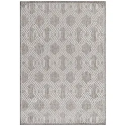 Ayyildiz Teppich, ARUBA 4904, GREY, 140 x 200 cm