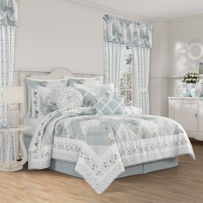 Bungalow Spa 4 Piece Comforter Set by Royal Court in Spa (Size FULL)