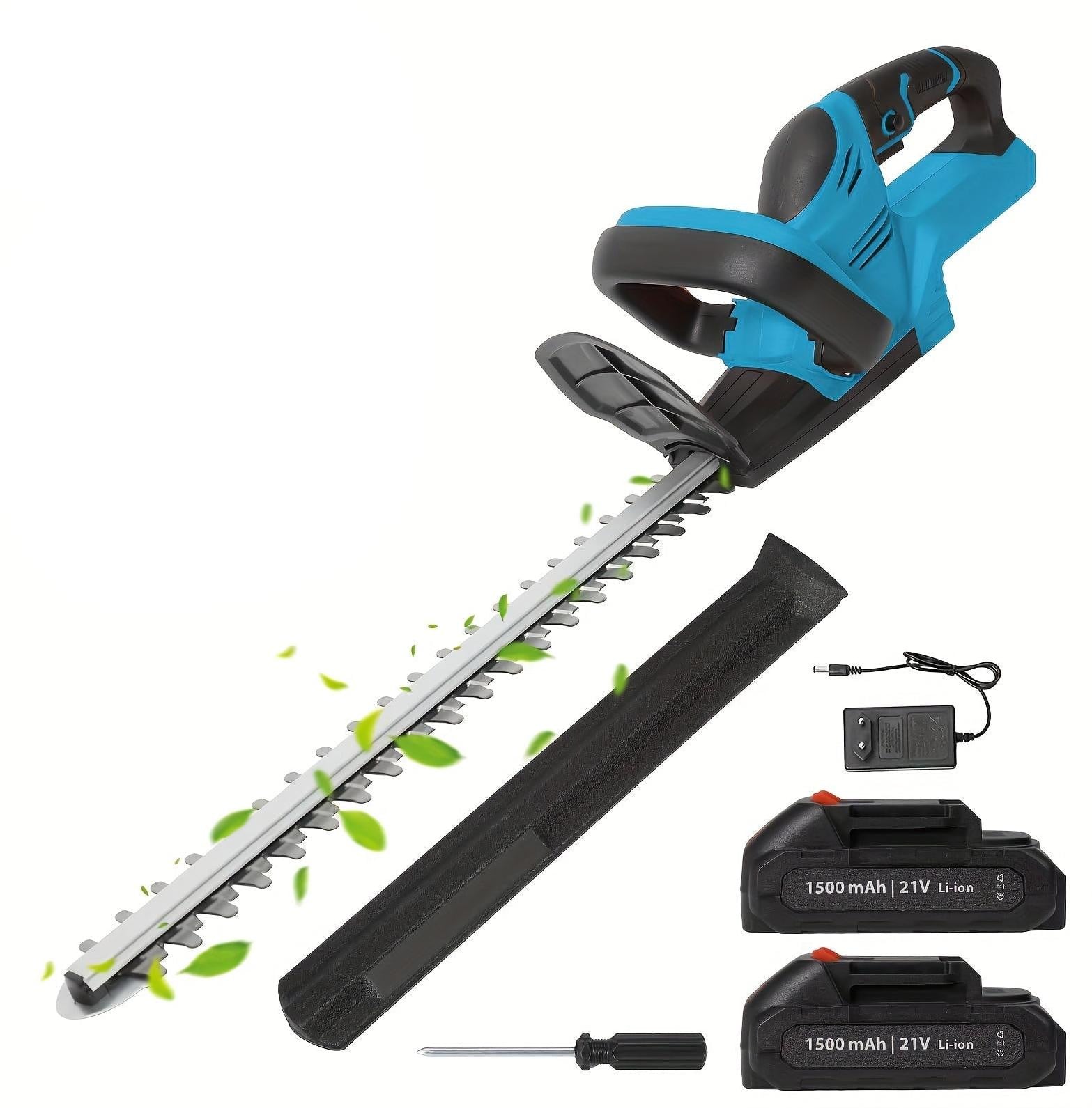 Selius Accu Heggenschaar Snoerloos met 22-Inch Koolstofstalen Mes en Compatibiliteit met 18V Batterijen