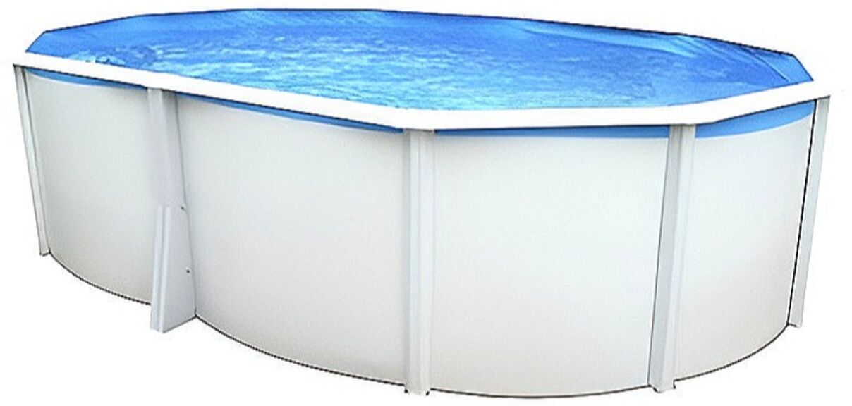 Piscine hors-sol acier Toi IBIZA ovale 550X366X132cm filtre à sable