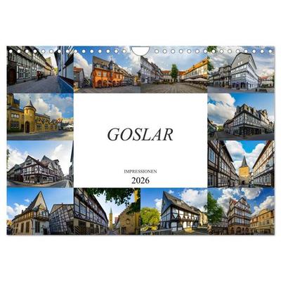 Goslar Impressionen (Wandkalender 2026 DIN A4 quer), CALVENDO Monatskalender