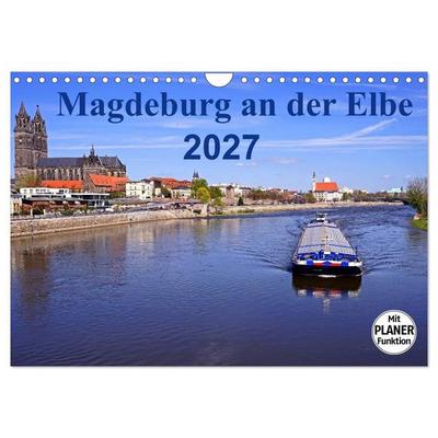 Magdeburg an der Elbe 2027 (Wandkalender 2027 DIN A4 quer), CALVENDO Monatskalender