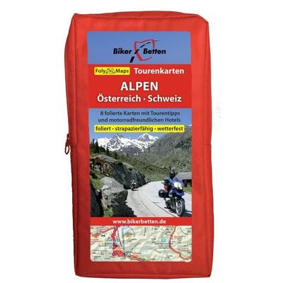 Tourenkarten Set ALPEN Österreich Schweiz (FolyMaps), Karte von , TVV Touristik-Verlag GmbH, 978-3-937063-12-6