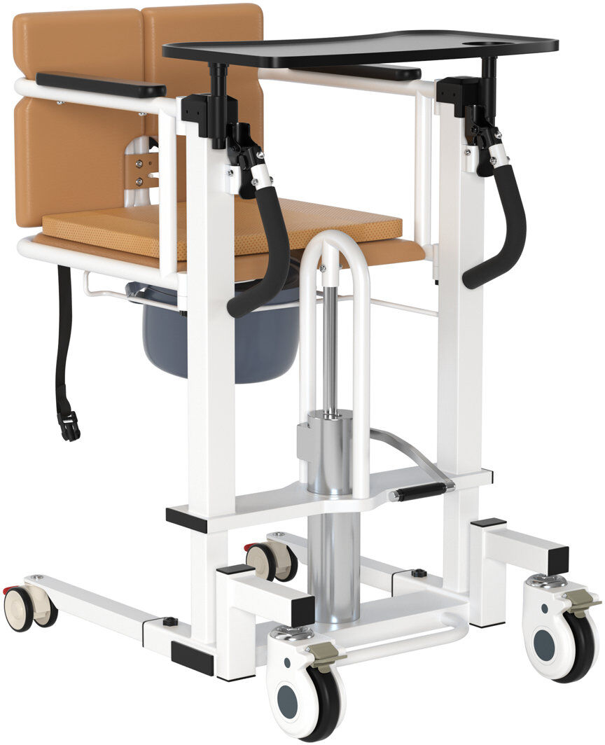 Ebern Designs Multi-Functional Lift Transfer Chair Commode For Home 62cm H X 56cm W X 80cm D