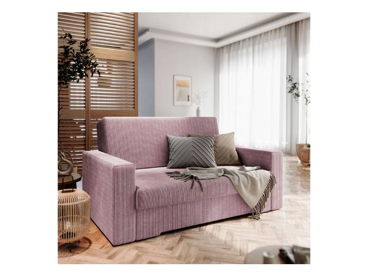 NACANAPA Sofa BETI 3-SITZER, T30-Schaumstoff-Polsterung, Kompakte Größe, moderner Stoff