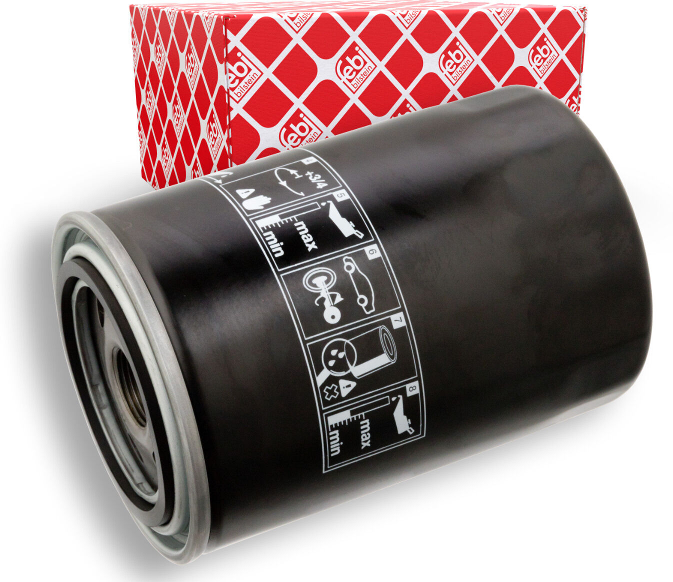 Febi Bilstein Ölfilter 47477 95mm Für Fuso (Mitsubishi)