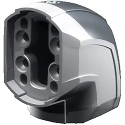 Rittal CP 60 Winkelstück 90° für PC-Gehäuse-Tragarmsysteme, Serverschrank Zubehör, Grau