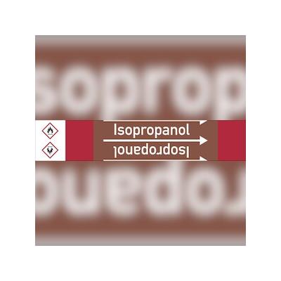 Rohrleitungskennzeichen Isopropanol - 33000x105 mm Folie selbstklebend