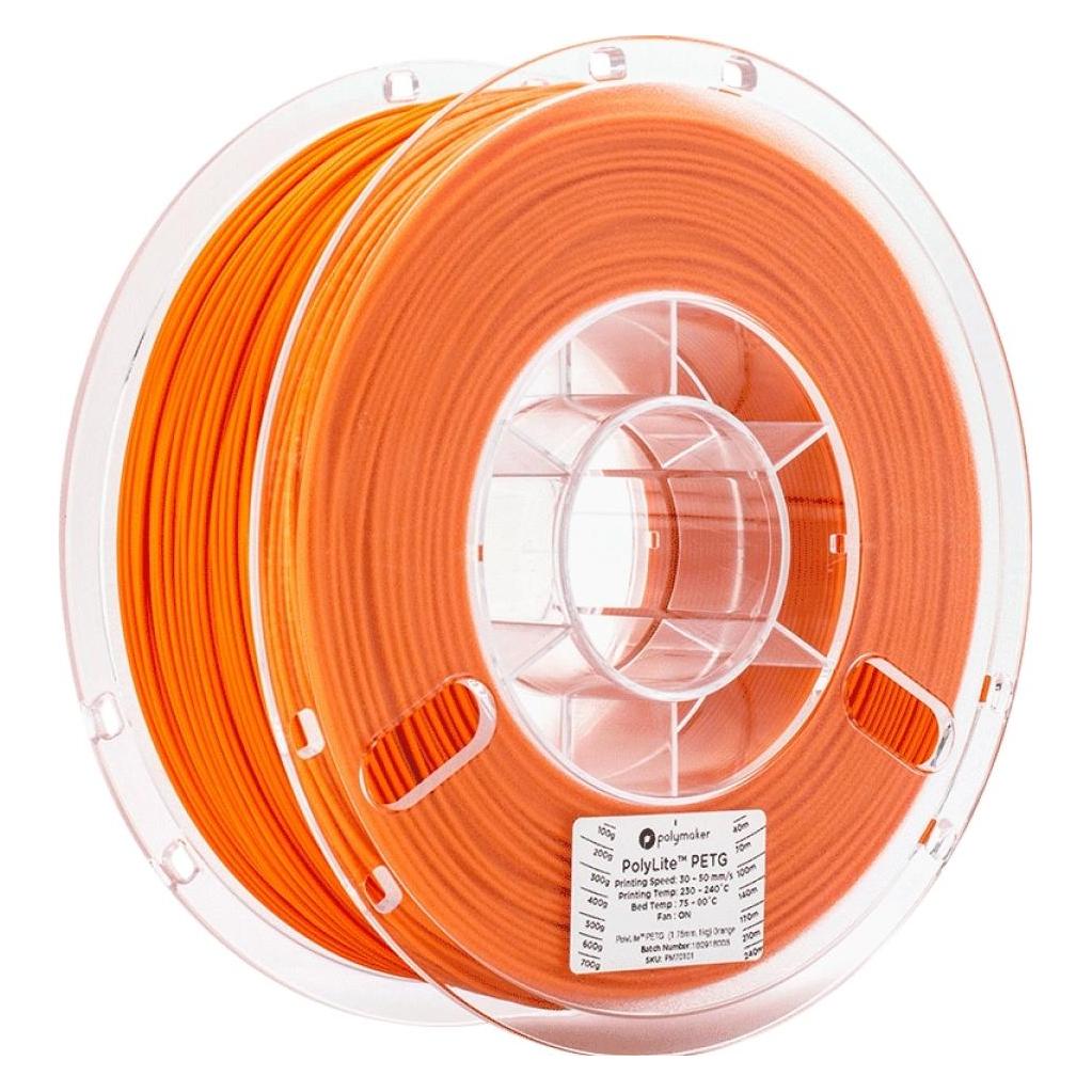 Polymaker PolyLite PETG V2 - Orange - 1.75mm (PETG, 1000 g, 1.75 mm) (PB01009)