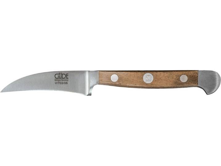 Güde Messer Solingen Schälmesser Güde Alpha Schälmesser 6cm, Walnussholz