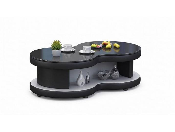 Xlmoebel Couchtisch Couchtisch Modern Hochglanz Schwarz Elegant Wohnzimmertisch Luxus (1-St., 1-tlg)