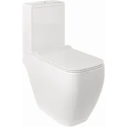 Kludi RESA C Spiralflush-Stand-WC 28WCB0643 62 cm, S-förmiger Abfluss Weiß glänzend
