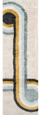 Skyline Decor Novogratz by Momeni Retro Bullseye Hand Tufted Polyester Area Rug