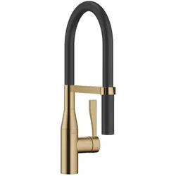 Dornbracht SYNC Einhebelmischer Profi, 200 mm Ausladung in Dark Brass gebürstet