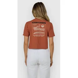 Salty Crew Boat Shop Crop T-Shirt sierra Gr. M
