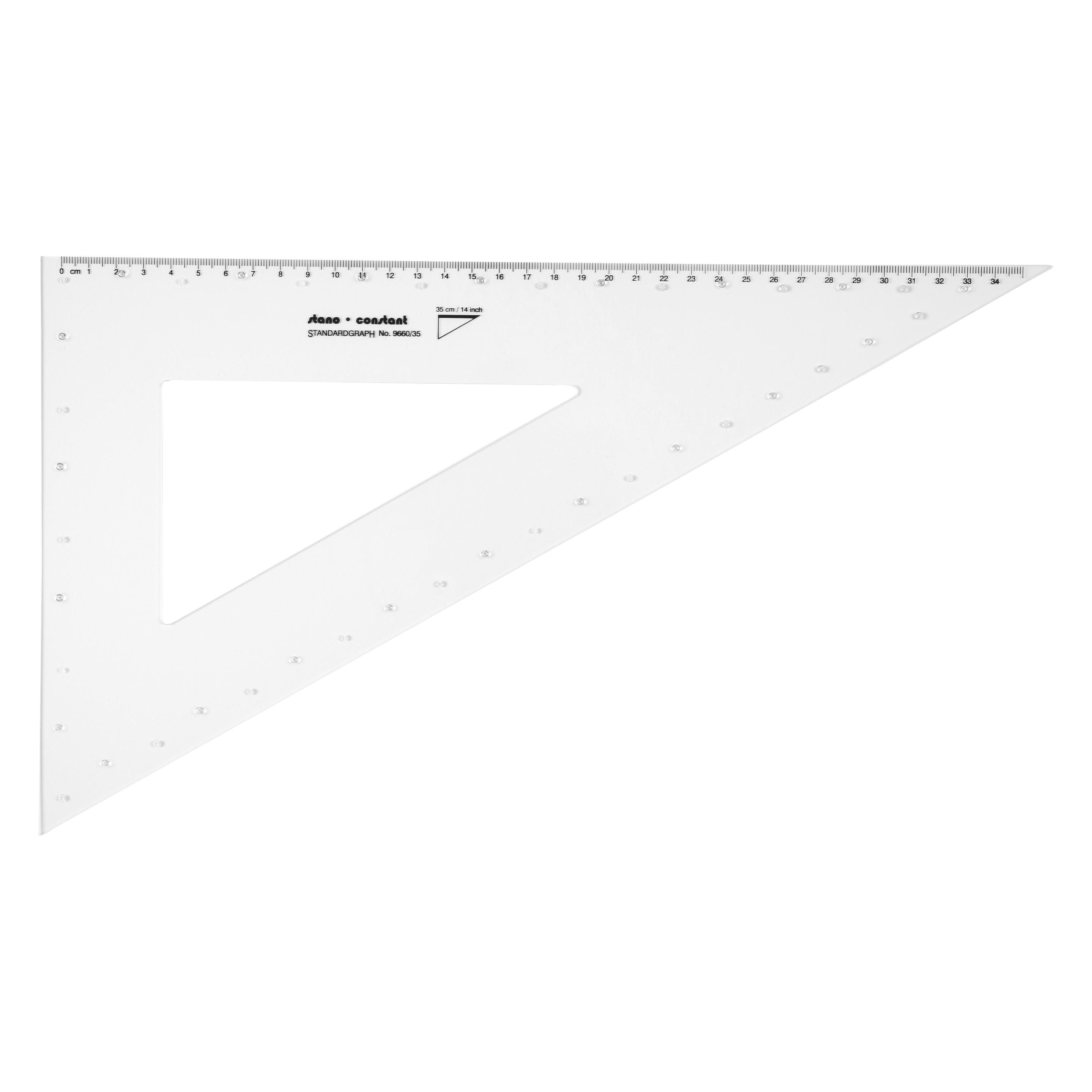 Standardgraph Geodreieck Constant 9660/35 35,0 cm (35 cm, Kunststoff) (9660/35)