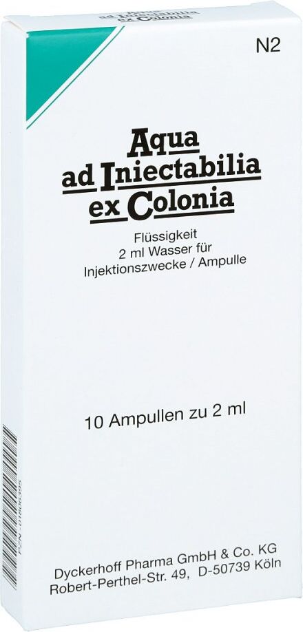 Aqua Ad Iniectabilia ex Colonia Ampullen