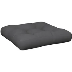 vidaXL Palettenkissen Anthrazit 58x58x10 cm Stoff