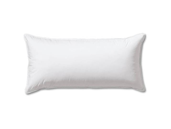 Coussin en duvet Trio Fest Blanc 40 x 80cm Coton