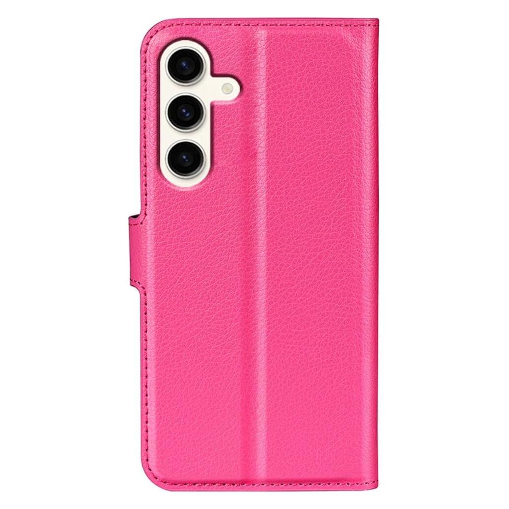 Cover-Discount Leder Etui Hülle pink (Samsung Galaxy S24+) (660166462G)