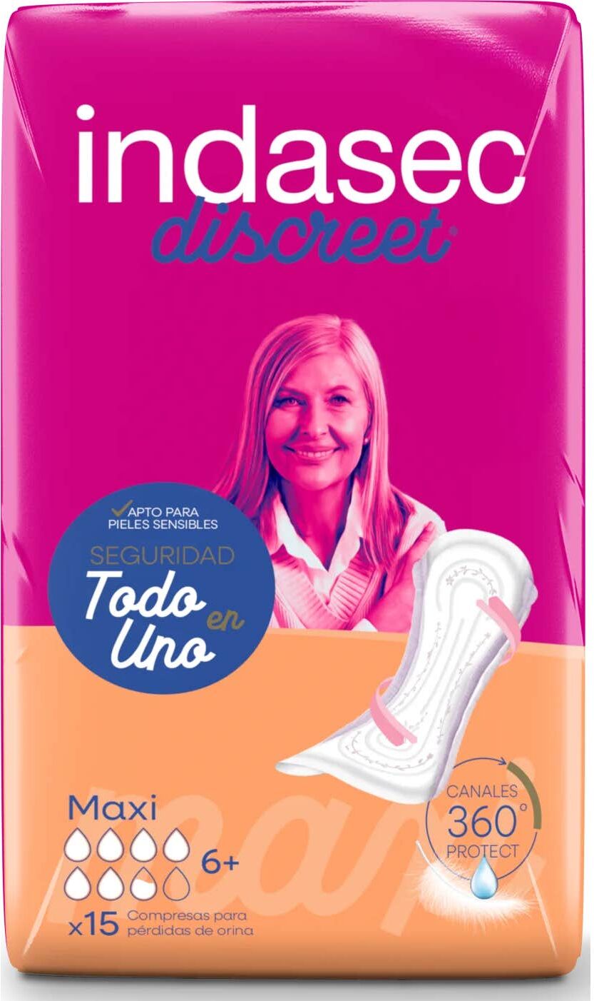 indasec ® Discreet Maxi 15uds