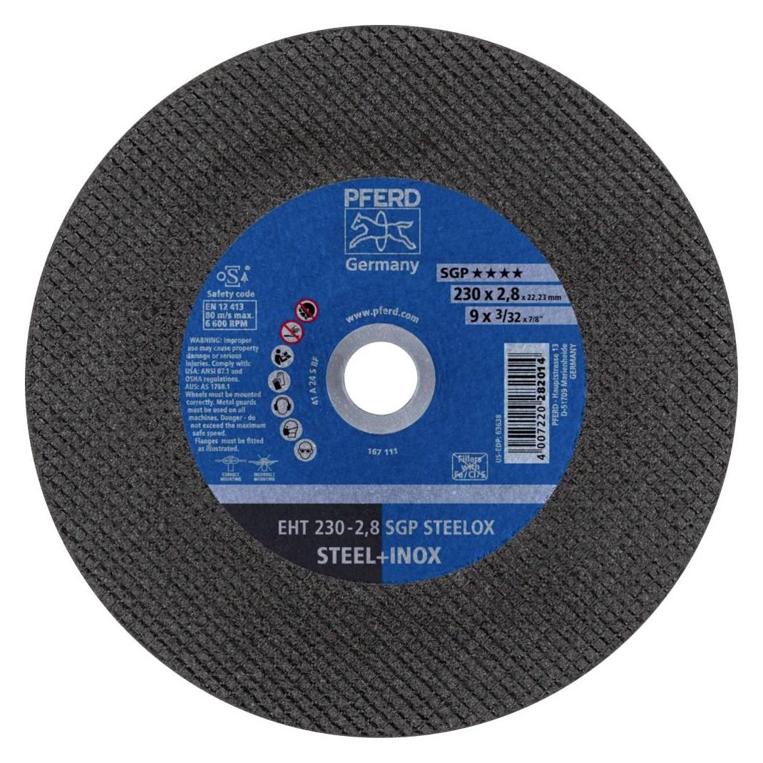Pferd Trennscheibe EHT 230-2.8 A 24 S SGP-INOX/22.23 VPE: 25 (EHT 230-2,8 SGP STEELOX)