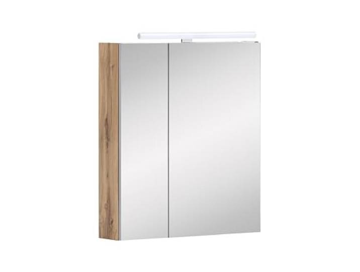 Schildmeyer Duo 146542 Armoire à Miroir\, décor Maison de Campagne en chêne\, 60 x 16 x 74\,7 cm