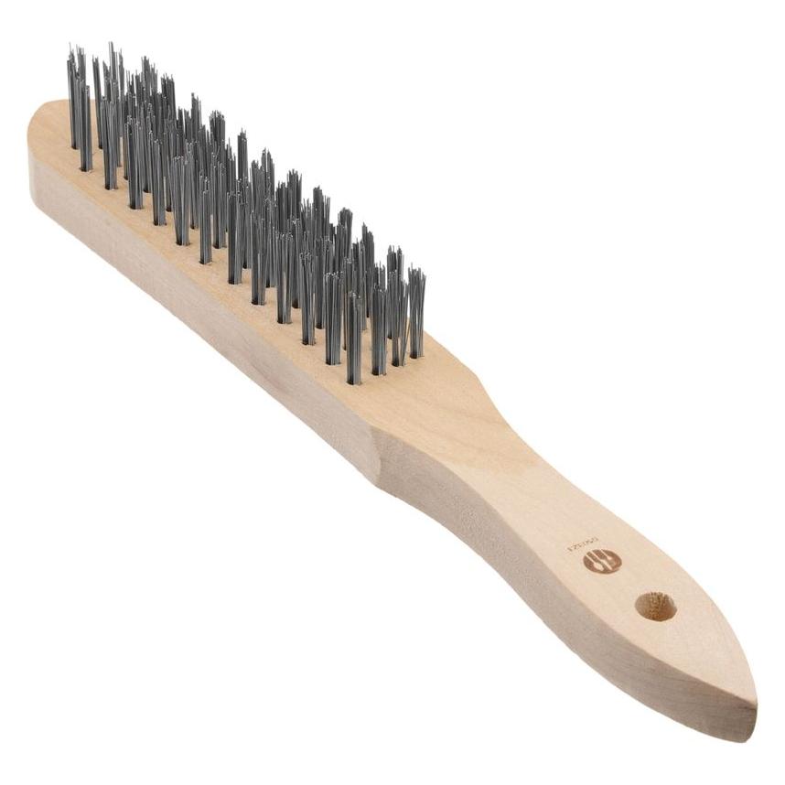 Gastro Hero Stahlbürste aus Holz mit Drahtreihen (29 cm) (525517)