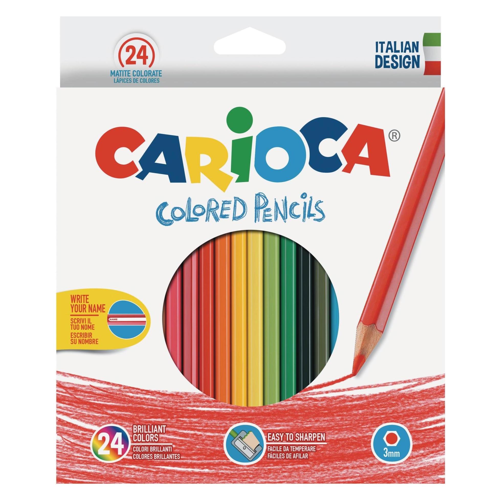 Carioca Farbstift Hexagonal (24x) (40381)