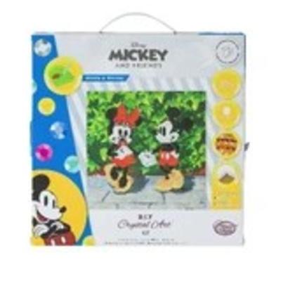 Craft Buddy CAK-DNY703M - Crystal Art, Minnie and Mickey, Kit, Bild, 30 x 30 cm cm
