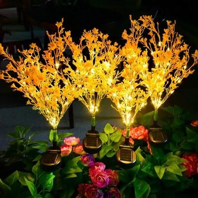 Perfect Picks Market Head Solar Rapeseed Flower Outdoor Ground Light For Garden, Pathway, Patio, And Lawn Decoration Head Solar Rapeseed Flower Outdoor Ground Light For Garden, Pathway, Patio, And Lawn Decoration