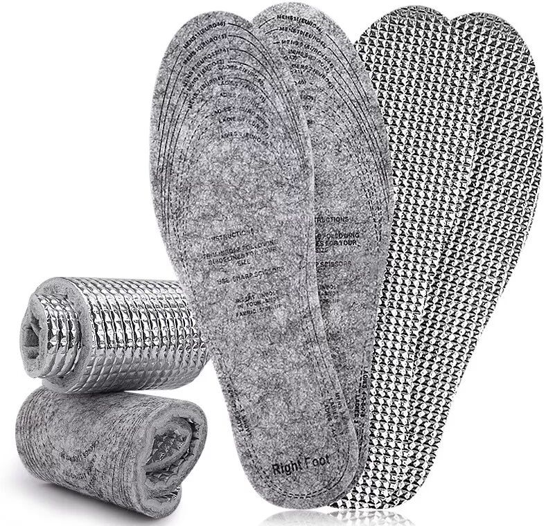 INF Semelles intérieures isolantes thermiques (2 paires), pointure 34-46