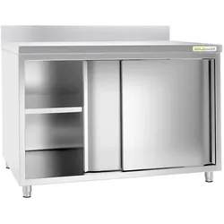 Wandstehender Unterbauschrank aus Edelstahl 1200x800 mm PREMIUM - GOLDINOX