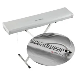Soundwear Elastische Abdeckhaube 102 - 125 cm Silber