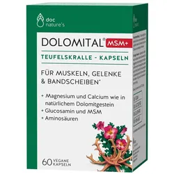 DOLOMITAL® MSM+ - Teufelskralle 60 Kapseln