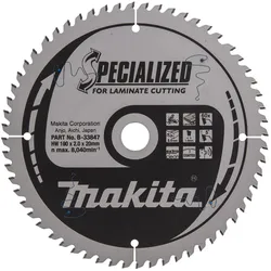 Makita, Sägeblatt, SPECIALIZED Sägeb.190x20x60Z
