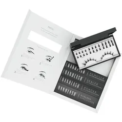 Künstliche Wimpern, DIY Wimpernverlängerung Starter Kit Cluster Lashes mit Bonder, Sealer, Entferner, Applikator (Künstliche Wimpern)