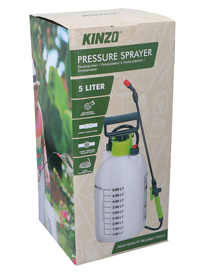 KINZO Drucksprüher in Grün - 5 l - onesize
