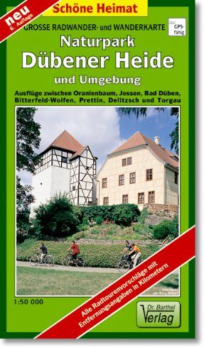 Doktor Barthel Wander- und Radwanderkarten, Naturpark Dübener Heide: Ausflüge zwischen Oranienbaum, Jessen, Bad Düben, Bitterfeld-Wolfen, Prettin, Delitsch, und Torgau / GPS-fähig - Preis vom 16.10.2026 11:41:07 h