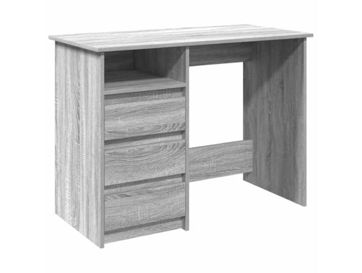 vidaXL Bureau Sonoma Gris 102x50x75 cm Bois d'ingénierie