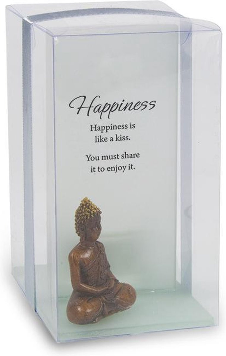 Miko Sfeerlicht Happiness Boeddha Tealight 11,5 cm