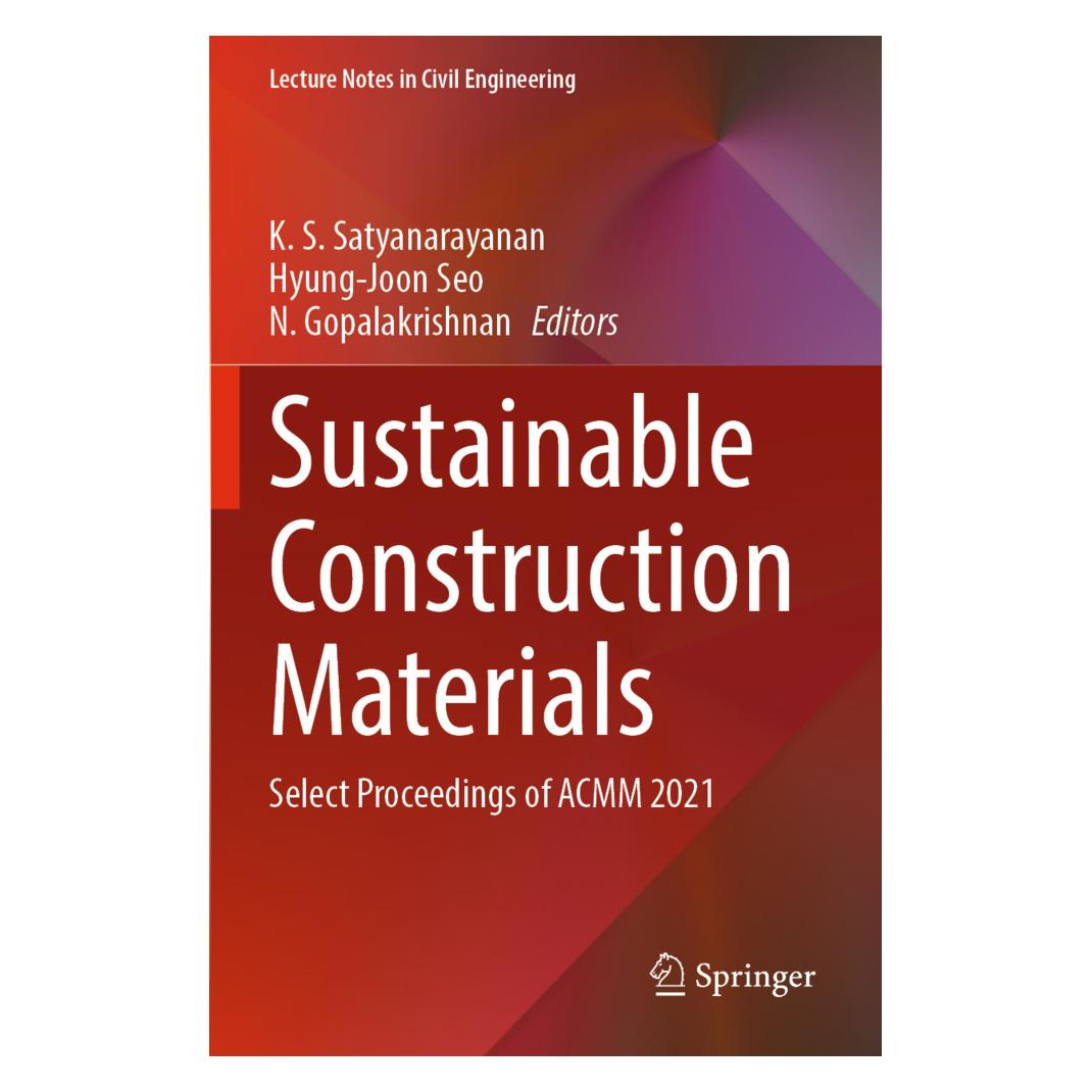 Springer Sustainable Construction Materials (Englisch, Softcover, Gopalakrishnan, Hyung-Joon, K. S. Satyanarayanan, N, Seo) (56909234)