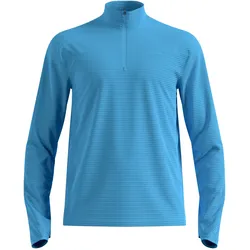 Odlo, Herren, Funktionsshirt, Mid Layer 1/2 Zip Essential Thermal (XL), Blau