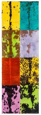 SAFAVIEH Handmade Studio Leather Pauleen Modern Leather Rug