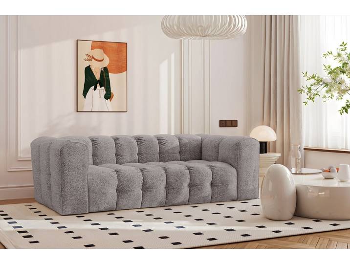 Kaiser Möbel 3-Sitzer Sofa BALOO, stoff Moly und Arena, modern, pflegeleichter Chenille-Stoff, Water-Repellent-Technologie