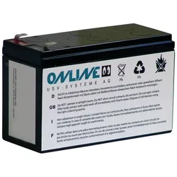 ONLINE Batterie ZINTO 3000 Ersatzbatterie