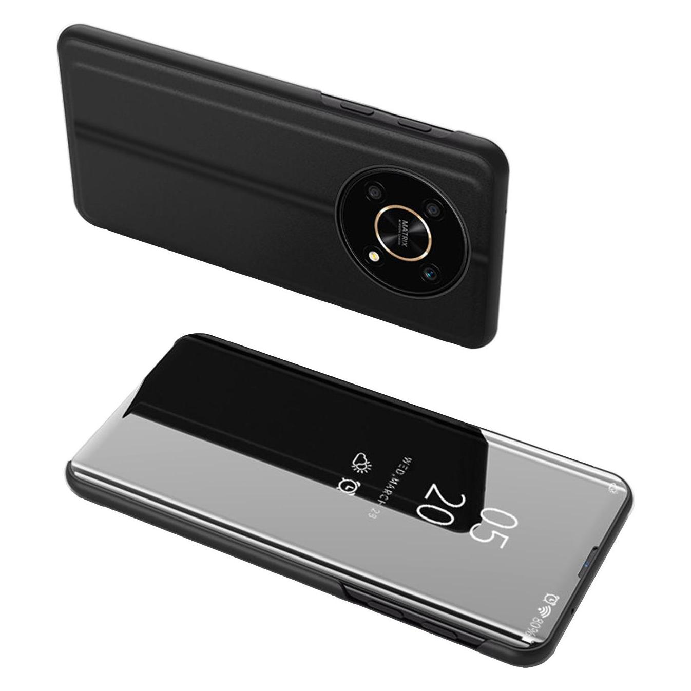 Hurtel Clear View Case Hülle für Honor X9 / X9 5G / X30 / Magic4 Lite Flipcover schwarz (Honor Magic 4 Lite, Honor X30, Honor X9) (1404978613)