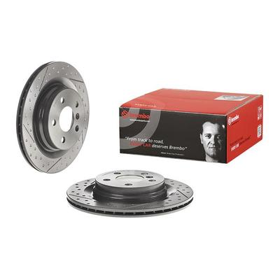 BREMBO Bremsscheibe 09.C743.21 Geschlitzt/Gelocht 300mm 20mm für MINI