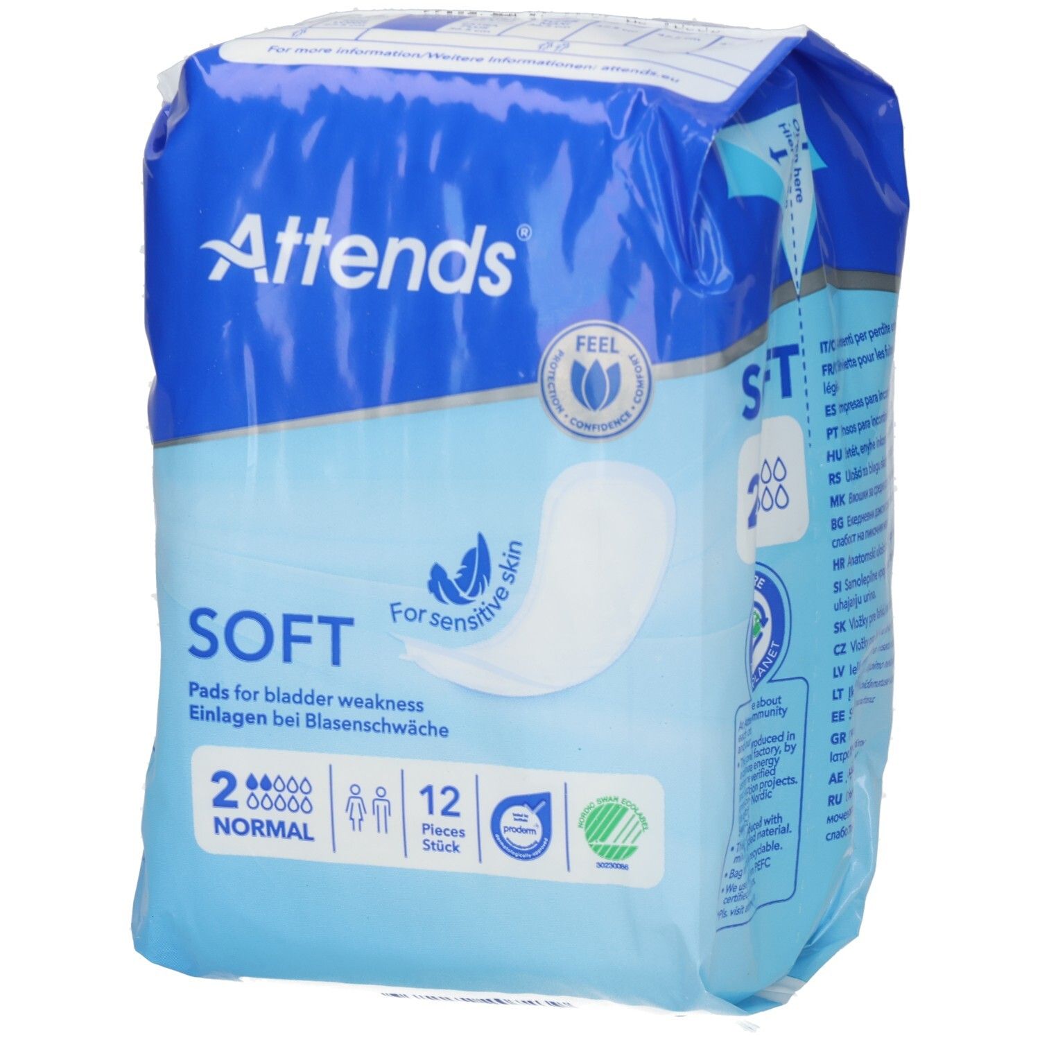 Attends Soft 2 normal 12 St Einlagen