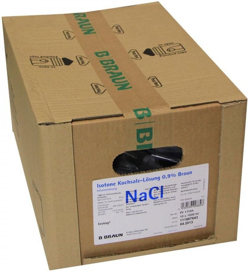 Natriumchlorid 0,9% Braun Ecobag Infusionslsg.